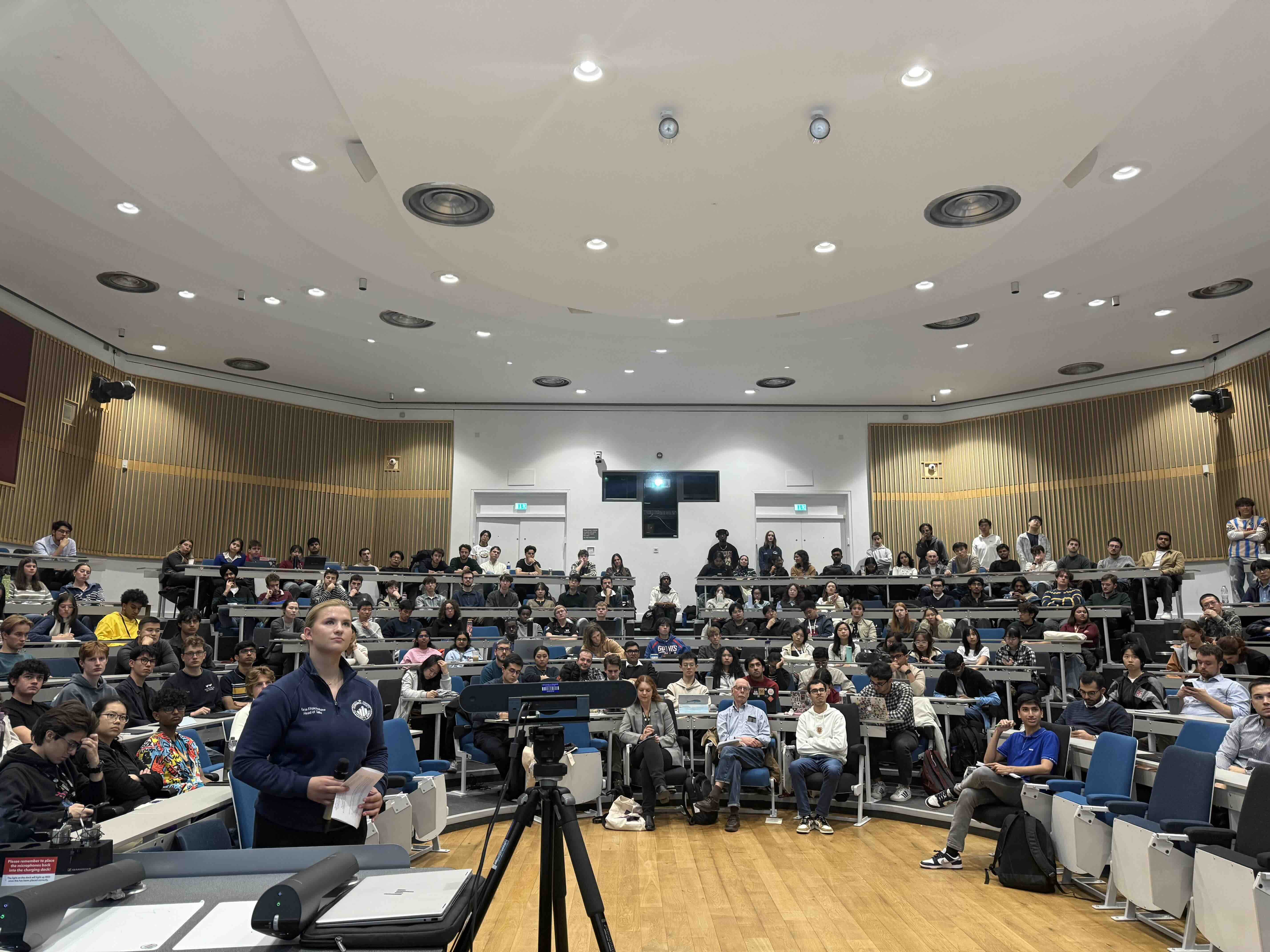 Warwick Economics Society event crowd
